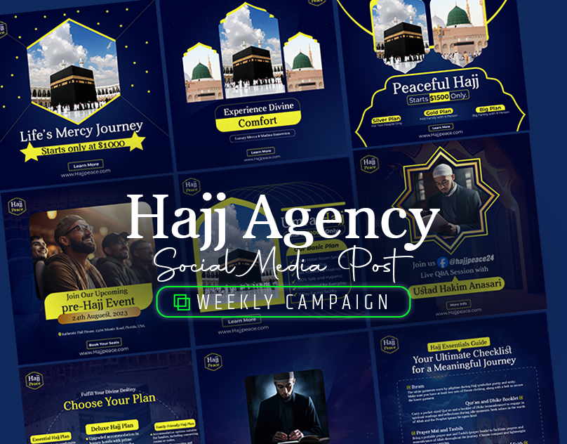 Hajj Agency – Social Media Graphics